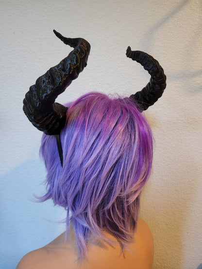 Dragon Beast Grand Costume Cosplay ULTRA LIGHT WEIGHT Curled Beastly Horns