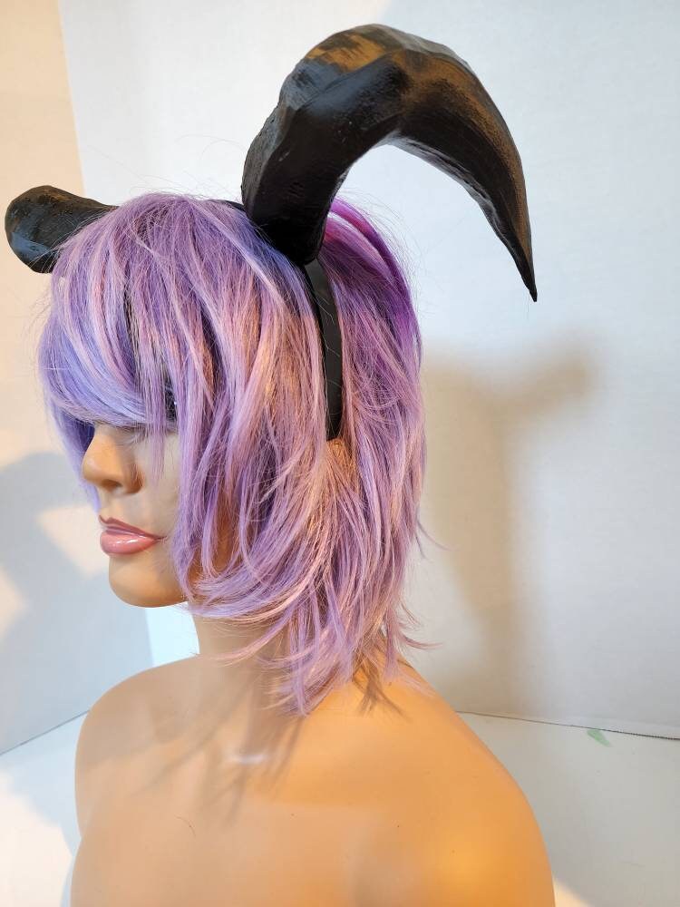 NEW ARRIVAL XL Bull Matador horns headband 3D printed cosplay comicon fantasy horns   wow Large horns