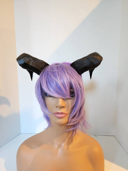 NEW ARRIVAL XL Bull Matador horns headband 3D printed cosplay comicon fantasy horns   wow Large horns