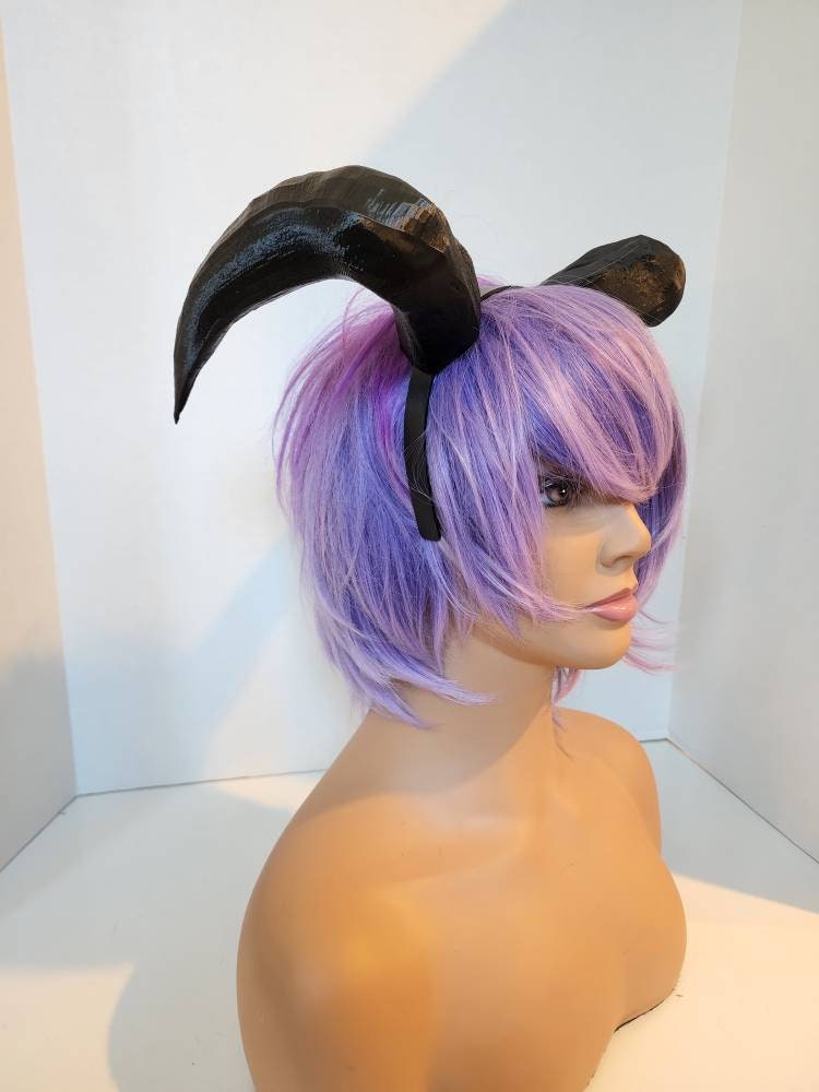 NEW ARRIVAL XL Bull Matador horns headband 3D printed cosplay comicon fantasy horns   wow Large horns