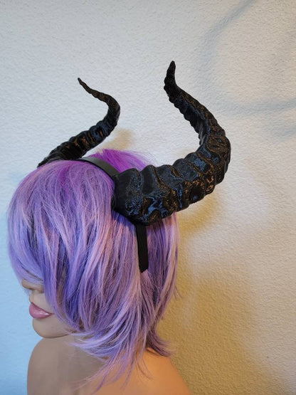 Dragon Beast Grand Costume Cosplay ULTRA LIGHT WEIGHT Curled Beastly Horns