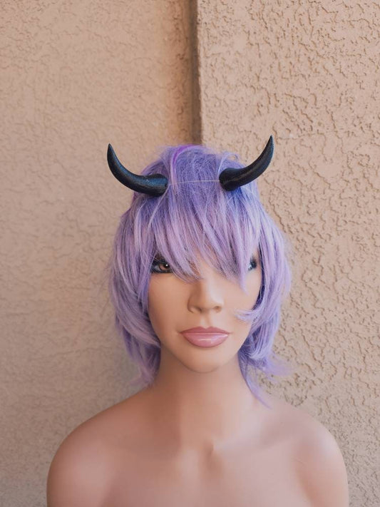 NEW Adjustable mini Small goat horns headband 3D printed cosplay comicon fantasy horns  option wow anime black pointy horns Alice Angel