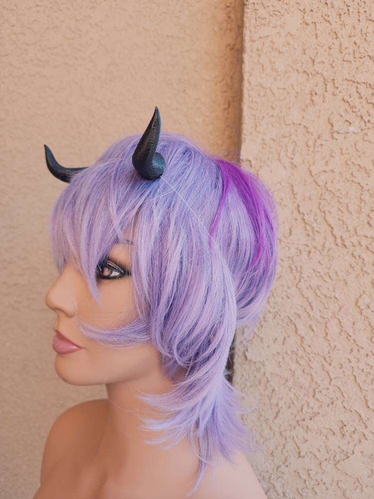 NEW Adjustable mini Small goat horns headband 3D printed cosplay comicon fantasy horns  option wow anime black pointy horns Alice Angel