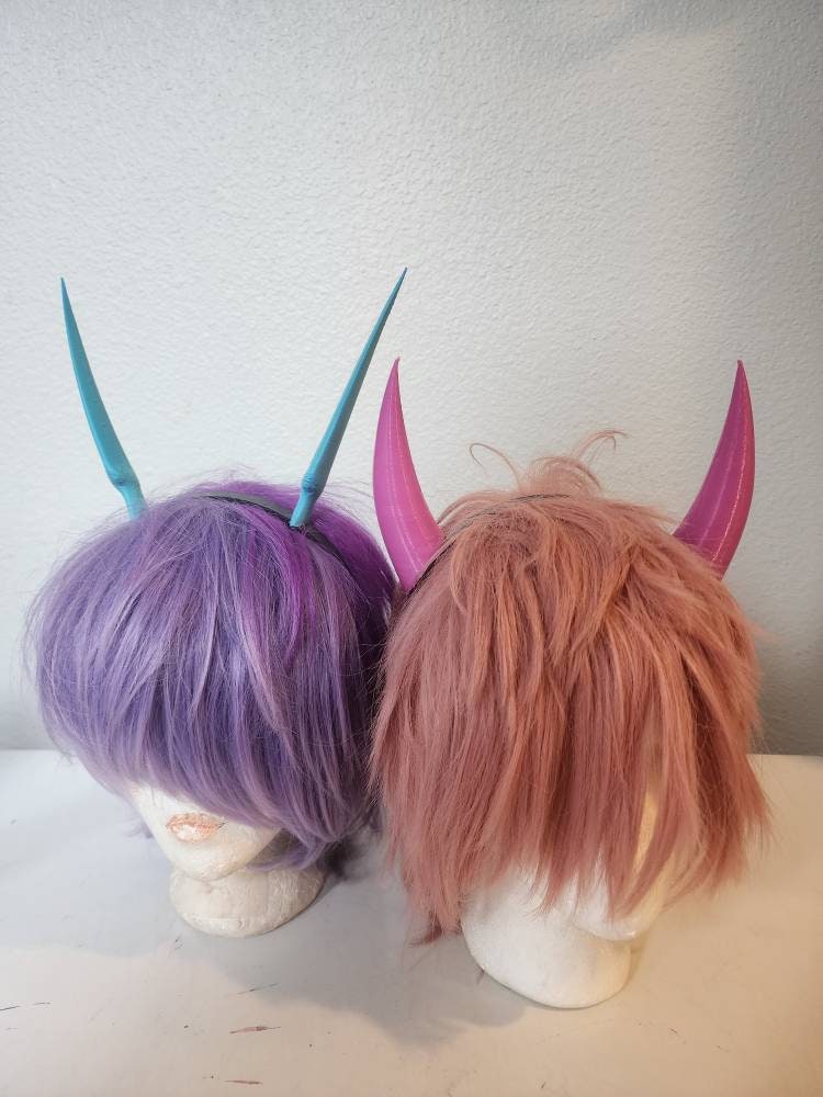Pain and or Panic from Hercules Disney headdress horns  ultra lightweight attached to a headband cosplay set Headdress