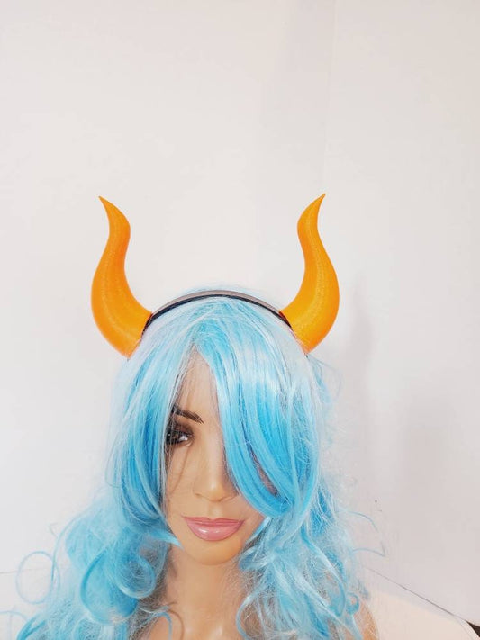 Matador-Bull-horns-3D printed horned headband comic-con cosplay horns anime character teifling
