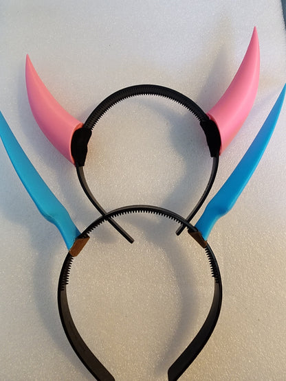 Pain and or Panic from Hercules Disney headdress horns  ultra lightweight attached to a headband cosplay set Headdress