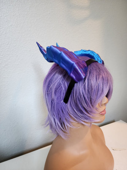 Fantasy Large Dragon horns Snake Dragon 3d printed horns on headband dragon costume headress large goat horns beast horns dinosaur cosplay