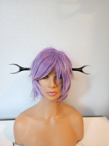 OUR ORIGINAL! Mini fork antlers/ Deer Antlers Horns  3D Printed (Ultra Light Weight Plastic) fork Deer horns Larp headdress