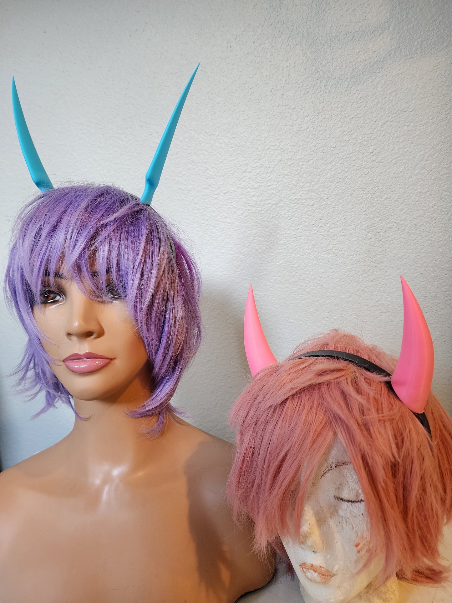 Pain and or Panic from Hercules Disney headdress horns  ultra lightweight attached to a headband cosplay set Headdress