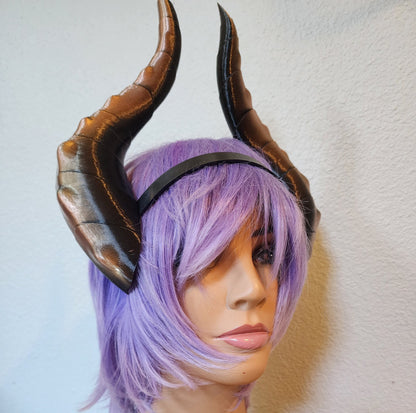 Dragon Beast Grand Costume Cosplay ULTRA LIGHT WEIGHT teifling lean back or pointing up dragon horns