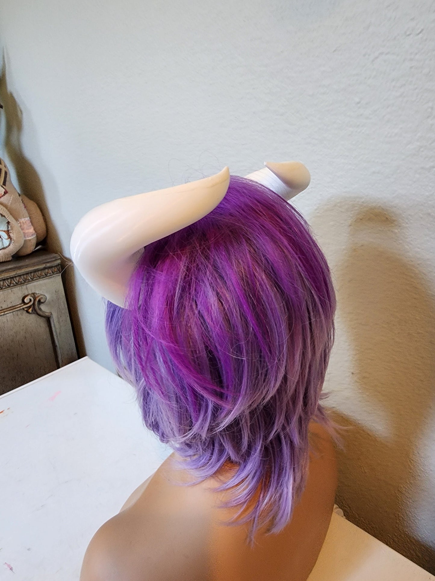 Anime Minotaur Horns  Fantacy Cow-Bull Matador horns headband 3D printed cosplay comicon Albedo horns  wow lightweight horns overlord