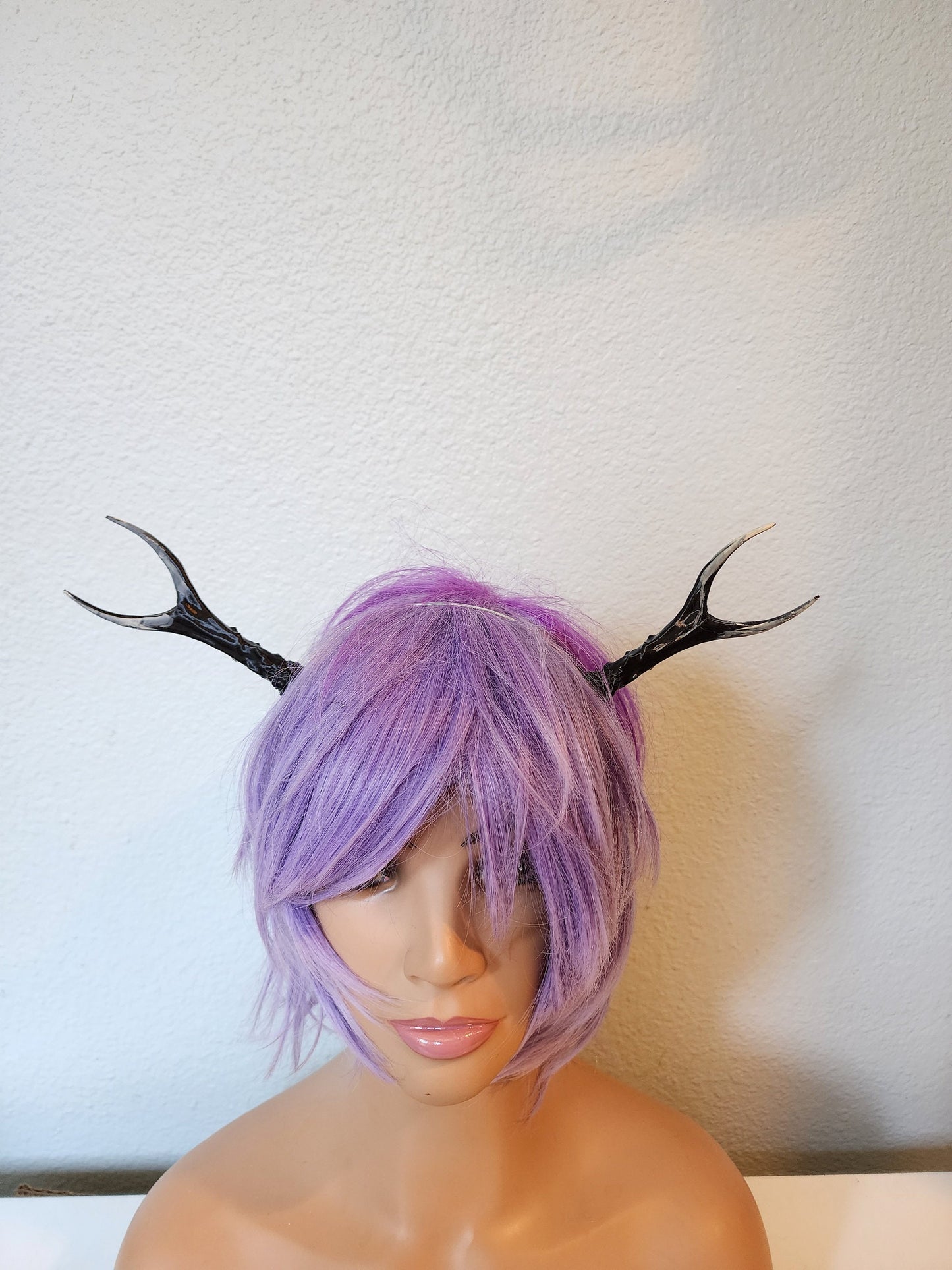 OUR ORIGINAL! Mini fork antlers/ Deer Antlers Horns  3D Printed (Ultra Light Weight Plastic) fork Deer horns Larp headdress