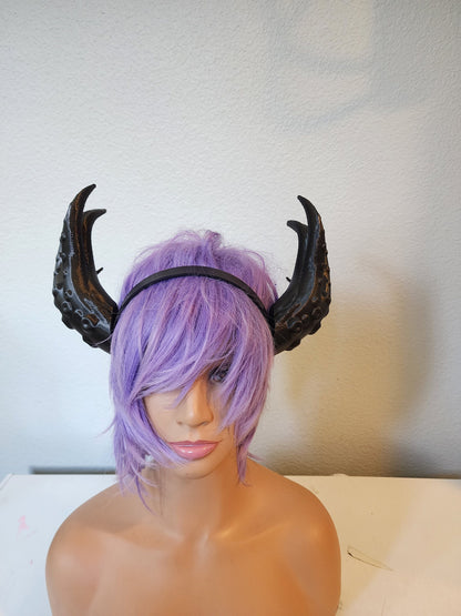 LARGE Fantasy Cephalopod tentacles Dragon 3d printed horns on headband costume addition dragon comicon fantasy lizard horns