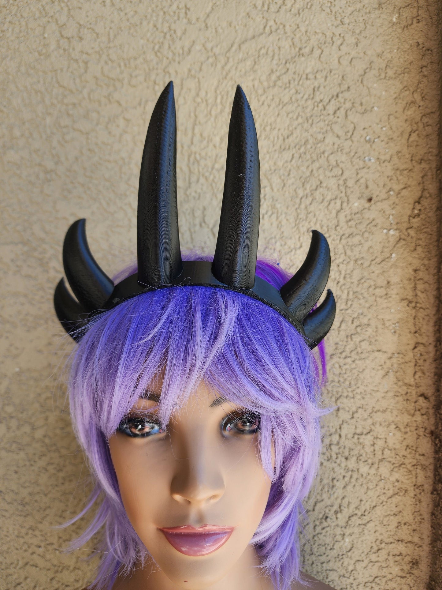 Fantasy Six Horned bear claw headband 3d printed horns Dragon crown on headband costume addition dragon comicon fantasy behemoth horns