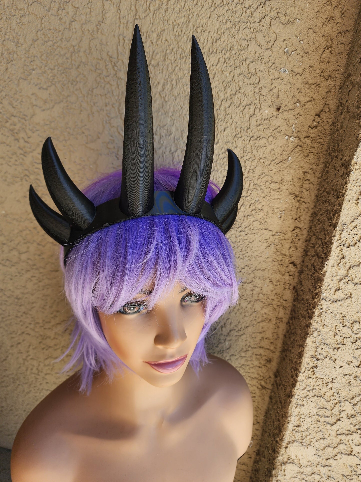 Fantasy Six Horned bear claw headband 3d printed horns Dragon crown on headband costume addition dragon comicon fantasy behemoth horns