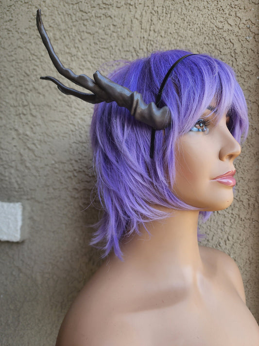 Dragon Fin Fang Foom: the Great Protector inspired 3d printed horns on headband DIY costume addition dragon ears lizard horns