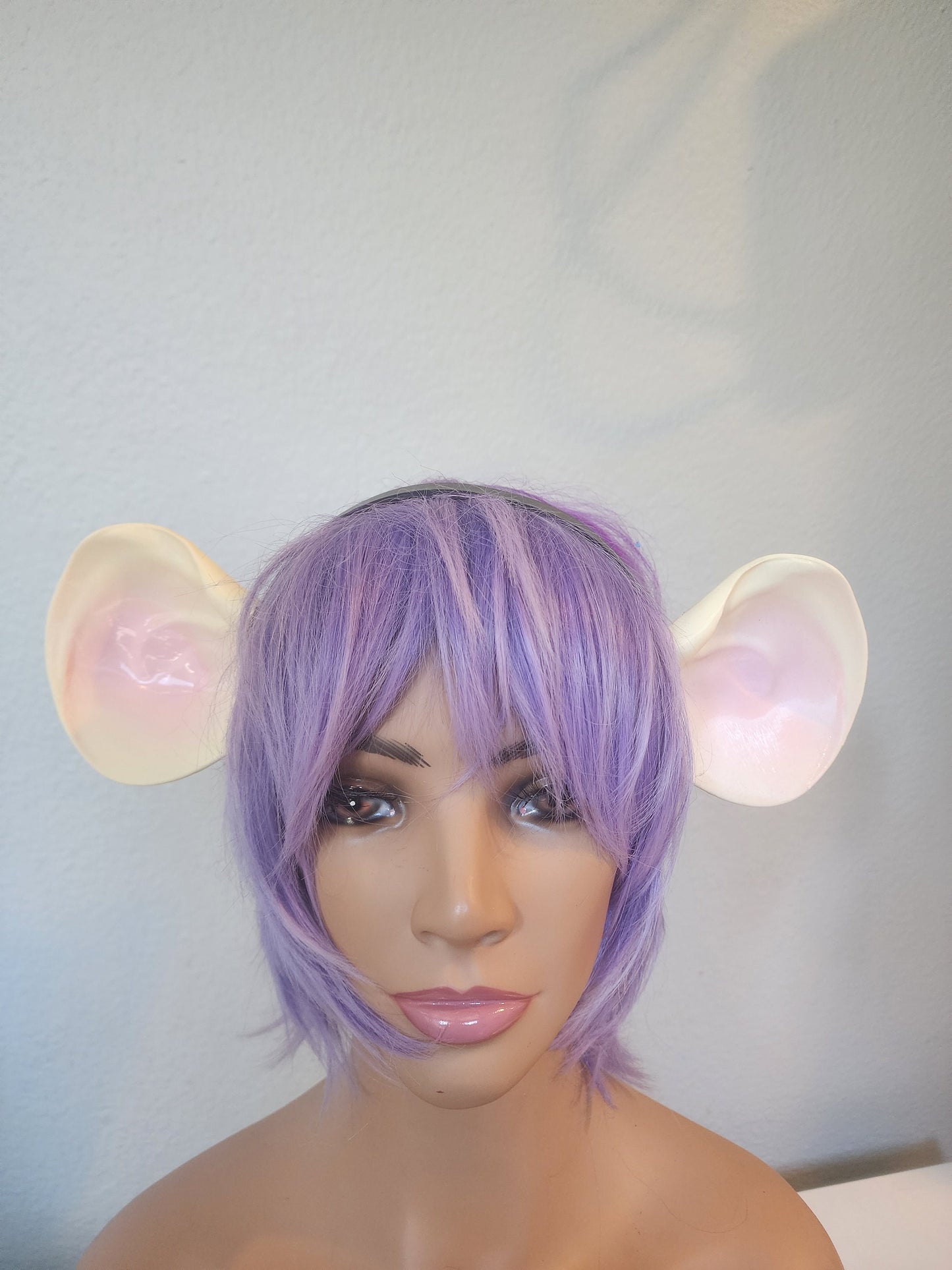 Mouser ears 3d printed attached ti headband DIY costume animal ears  woodland cosplay fantasy anime ears cartoony style ears
