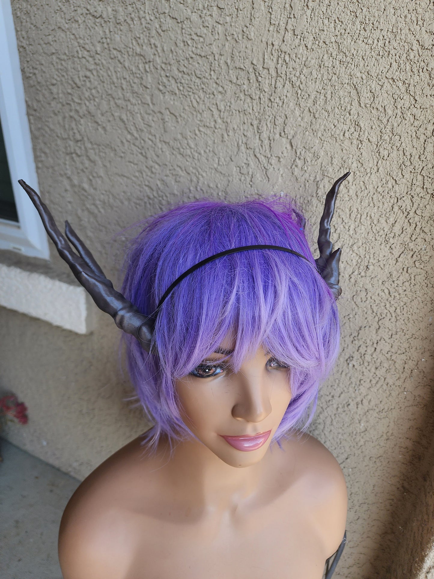 Dragon Fin Fang Foom: the Great Protector inspired 3d printed horns on headband DIY costume addition dragon ears lizard horns