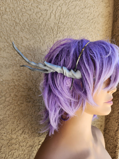 Dragon Fin Fang Foom: the Great Protector inspired 3d printed horns on headband DIY costume addition dragon ears lizard horns