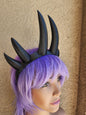 Fantasy Six Horned bear claw headband 3d printed horns Dragon crown on headband costume addition dragon comicon fantasy behemoth horns