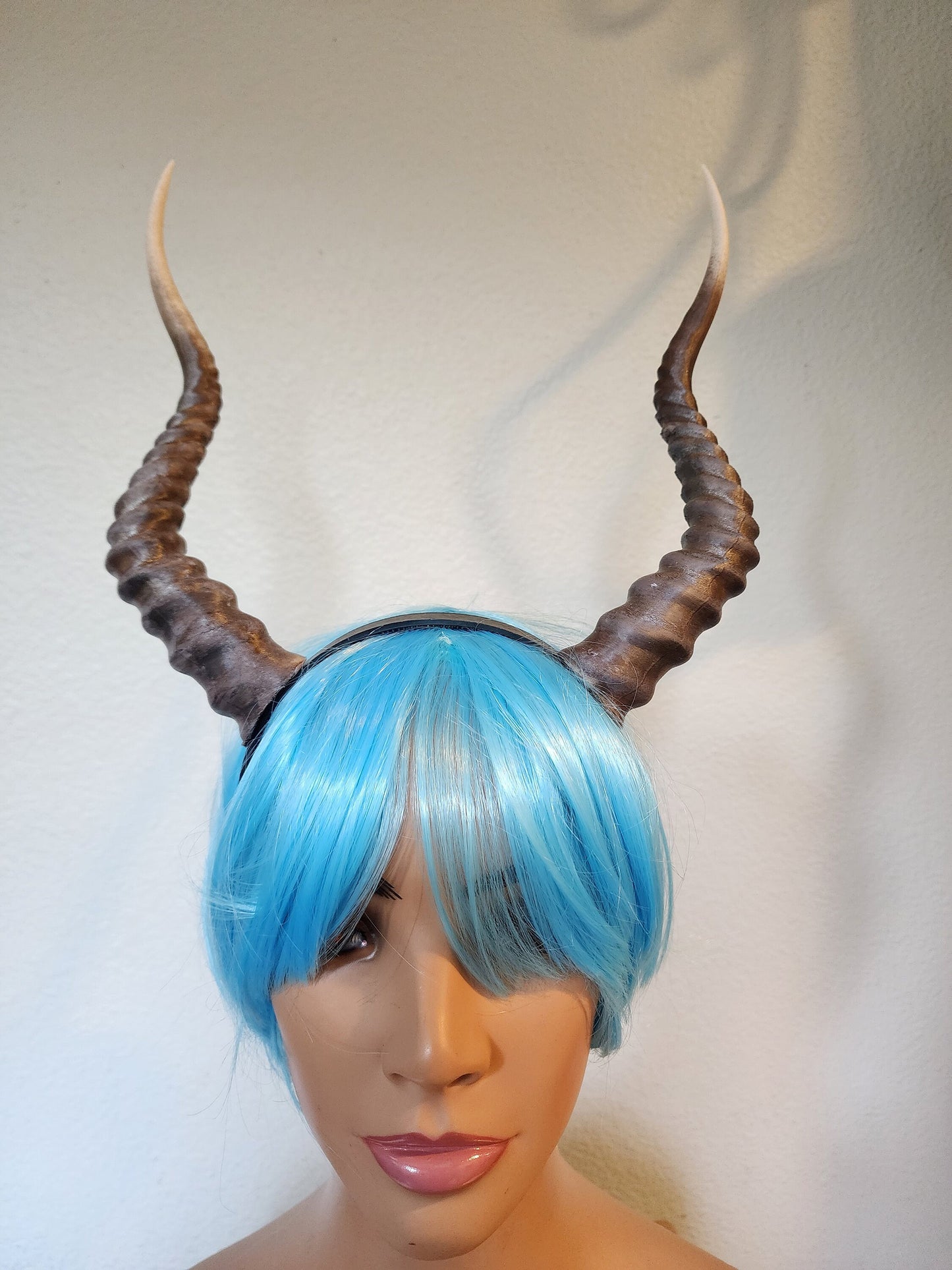 Impala horned headband Elvish Larp headdress gazelle foe animal horns 3D print