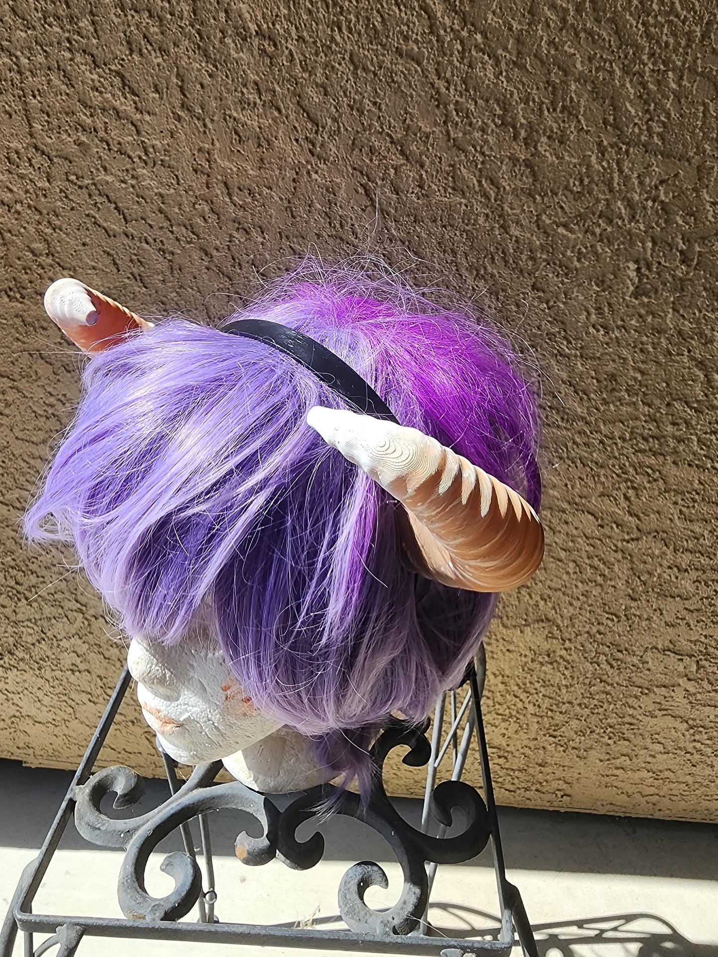 NEW ARRIVAL  Bull Sully Sullivan style horns headband 3D printed cosplay comicon fantasy horns   avatar