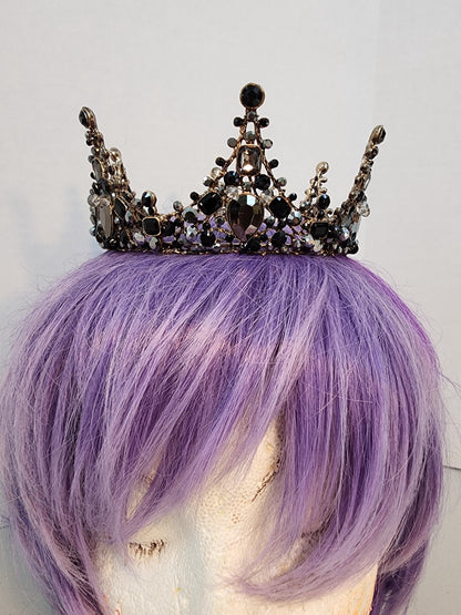 The dark queen Black jeweled crown Ravenna Inspired Adult queen crown