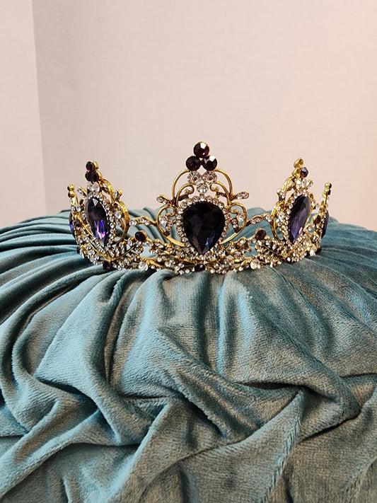 The dark queen jeweled crown Maleficent Inspired people jeweled crown