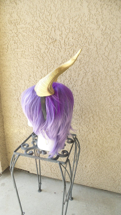 BEST SELLING! Gold Classic  Maleficent Inspired Horns  3D Printed  choose your color comic-con