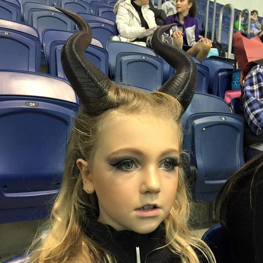 FREE SHIPPING! Young Maleficent Inspired 9.5" Horns  3D Printed Suitable for kids and adults comic-con