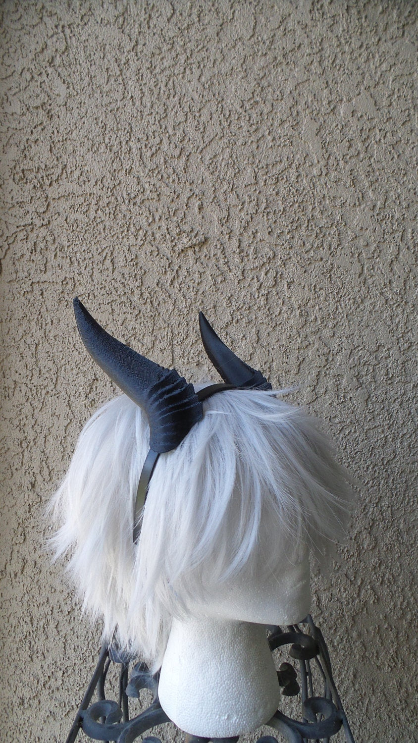 Deanerys Dragon inspired 3d printed horns on headband DIY costume addition dragon ears lizard horns