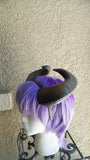 Copy of Copy of NEW ARRIVAL Large Bull Matador horns headband 3D printed cosplay comicon fantasy horns  option wow curly black horns overlord - Mud And Majesty