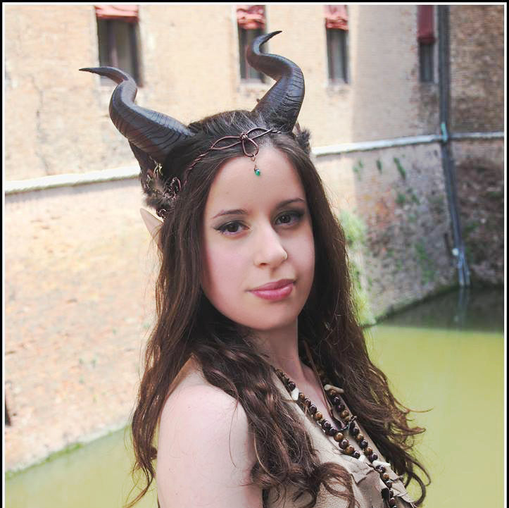 NEW ADDITION! Young child Maleficent Inspired 8" Play Time  Horns  3D Printed (Ultra Light Weight Plastic) - Mud And Majesty