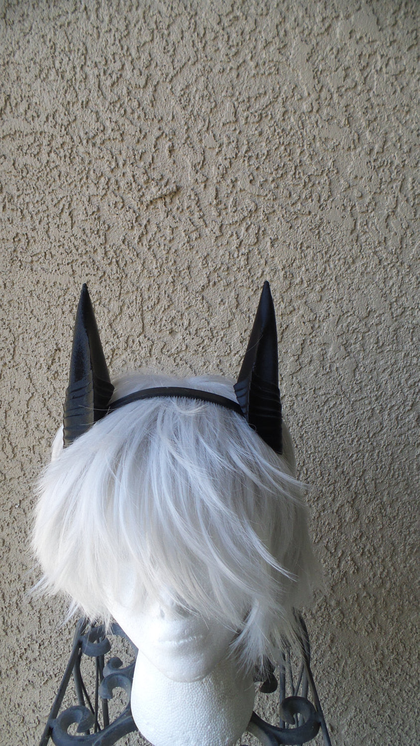 Deanerys Dragon inspired 3d printed horns on headband DIY costume addition dragon ears  lizzard horns - Mud And Majesty