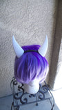 Goat fantasy 3d printed mini horns Toriel, rpg game Undertale headband any color small 5" - Mud And Majesty