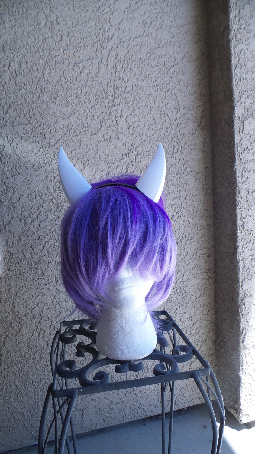 Goat fantasy 3d printed mini horns Toriel, rpg game Undertale headband any color small 5" - Mud And Majesty