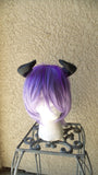 Copy of NEW ARRIVAL Small Bull Matador horns headband 3D printed cosplay comicon fantasy horns  option wow curly black horns overlord - Mud And Majesty