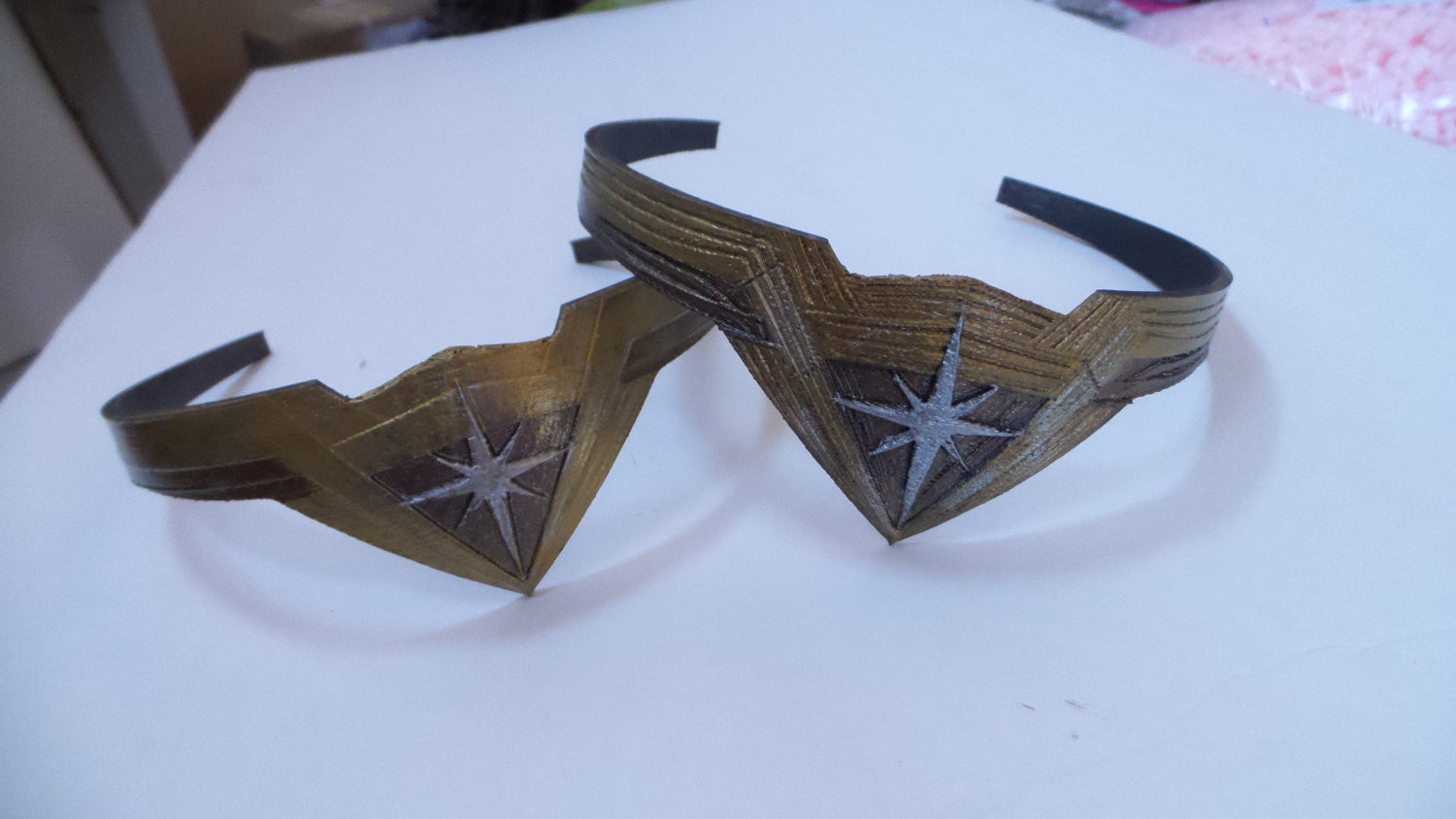 FULL DETAIL-Dawn Of Justice Inspired Tiara Crown Wonder Woman Smooth or Textured styles - Mud And Majesty