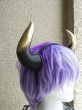 3D printed Light weight bull horns Hombre gold black fursuit horns Matador horns - Mud And Majesty