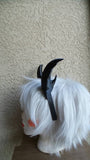Deanerys Dragon inspired 3d printed horns on headband DIY costume addition dragon ears  lizzard horns spiny horns spike horns avatar - Mud And Majesty