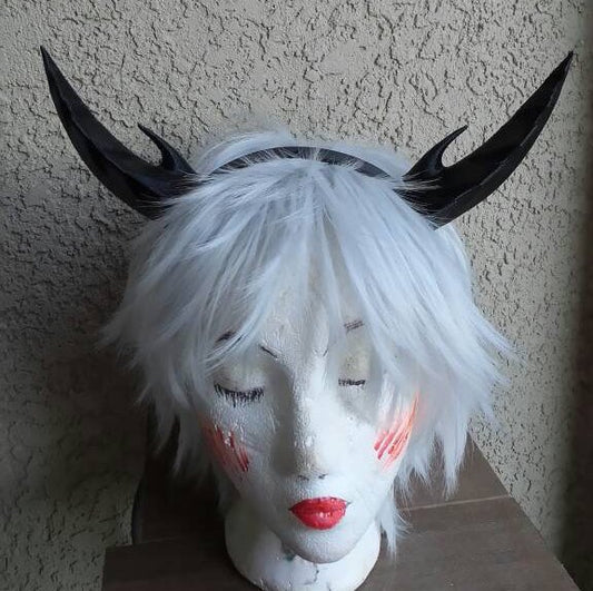 Deanerys Dragon inspired 3d printed horns on headband DIY costume addition dragon ears  lizzard horns spiny horns spike horns avatar - Mud And Majesty