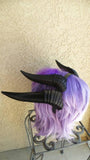 Deanerys Dragon inspired 3d printed Double set horns on headband DIY costume addition dragon ears four horned beast set lizzard horns - Mud And Majesty