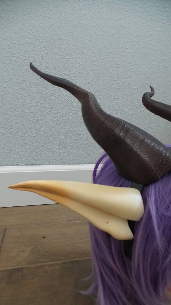 BEST SELLING! Classic Young Maleficent Inspired Horns and elf ears 3D Printed  goat horns and ears elven ears and fantacy horns sakizou - Mud And Majesty