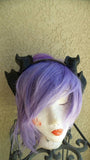 Deanerys Dragon inspired 3d printed Double set horns on headband DIY costume addition dragon ears four horned beast set lizzard horns - Mud And Majesty