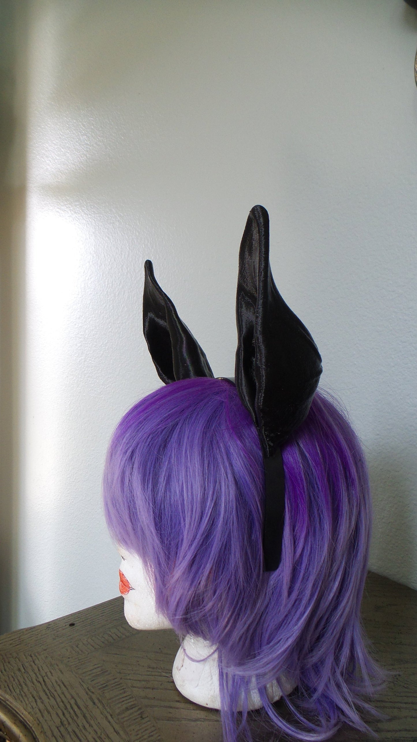 Horse ears-Jackalope ears- Donkey ears-chihuahua ears 3d printed  ears on headband DIY costume black animal ears-cosplay fantasy ears - Mud And Majesty