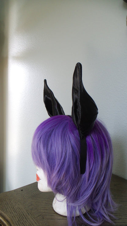 Horse ears-Jackalope ears- Donkey ears-chihuahua ears 3d printed  ears on headband DIY costume black animal ears-cosplay fantasy ears - Mud And Majesty