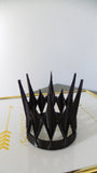 Dark queen mini crown bun-thing Ravenna Inspired Adult queen crown 3d printed charecter bonding crown - Mud And Majesty