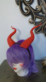 BEST SELLING! Classic Young Maleficent Inspired Horns  3D Printed  choose your color comic-con Red horns - Mud And Majesty