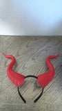 BEST SELLING! Classic Young Maleficent Inspired Horns  3D Printed  choose your color comic-con Red horns - Mud And Majesty