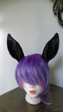 Horse ears-Jackalope ears- Donkey ears-chihuahua ears 3d printed  ears on headband DIY costume black animal ears-cosplay fantasy ears - Mud And Majesty